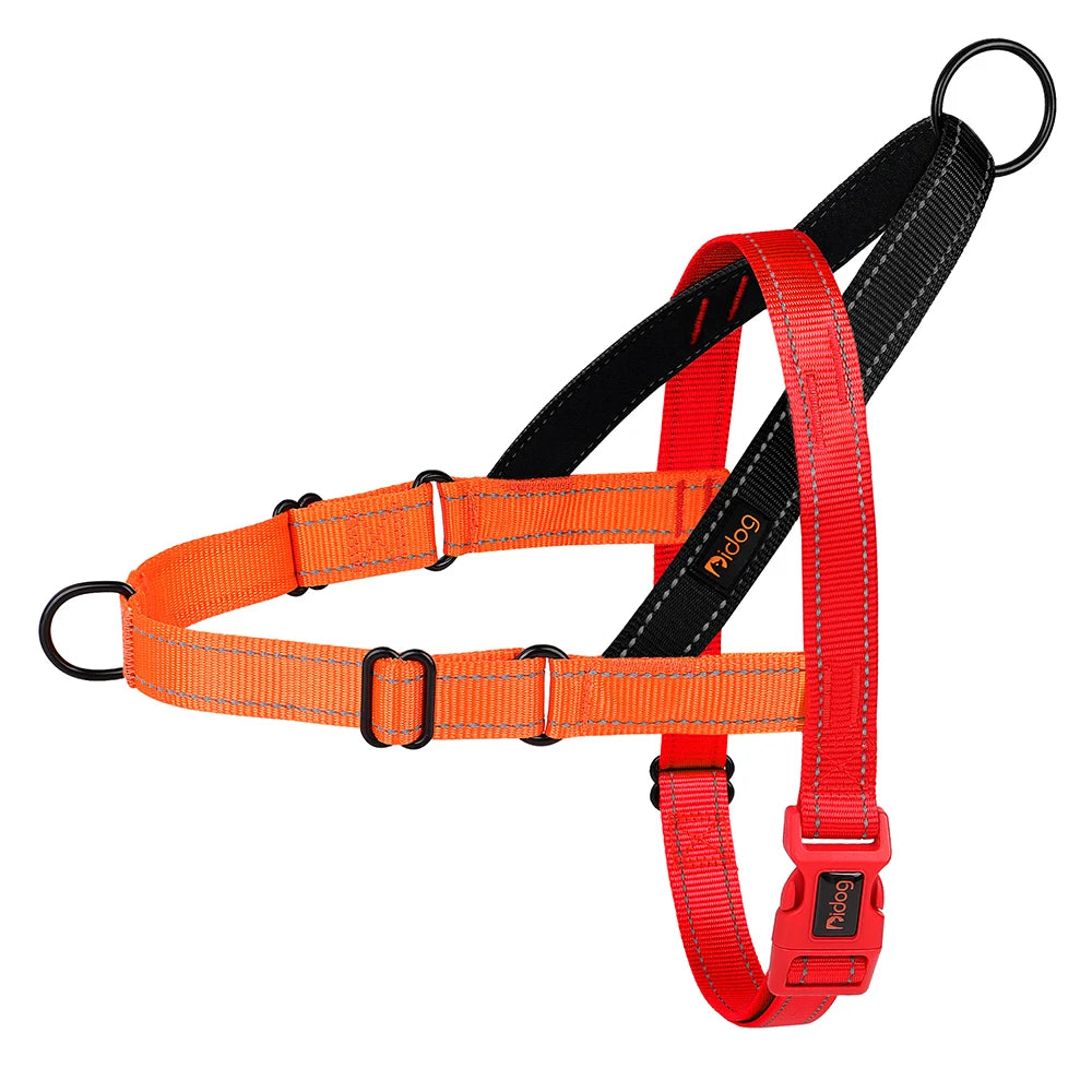 Reflective Nylon Dog Harness Adjustable Pet Dogs Training Harnesses No Pull Pet Pug Pitbull Walking Vest For Small Large Dogs